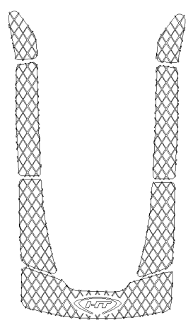 Pro Series Knurled Mats for Sea-Doo HX 1995 1996 1997